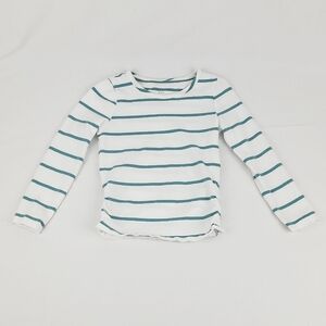 Happily Grey Long Sleeve Stripe Girl Top